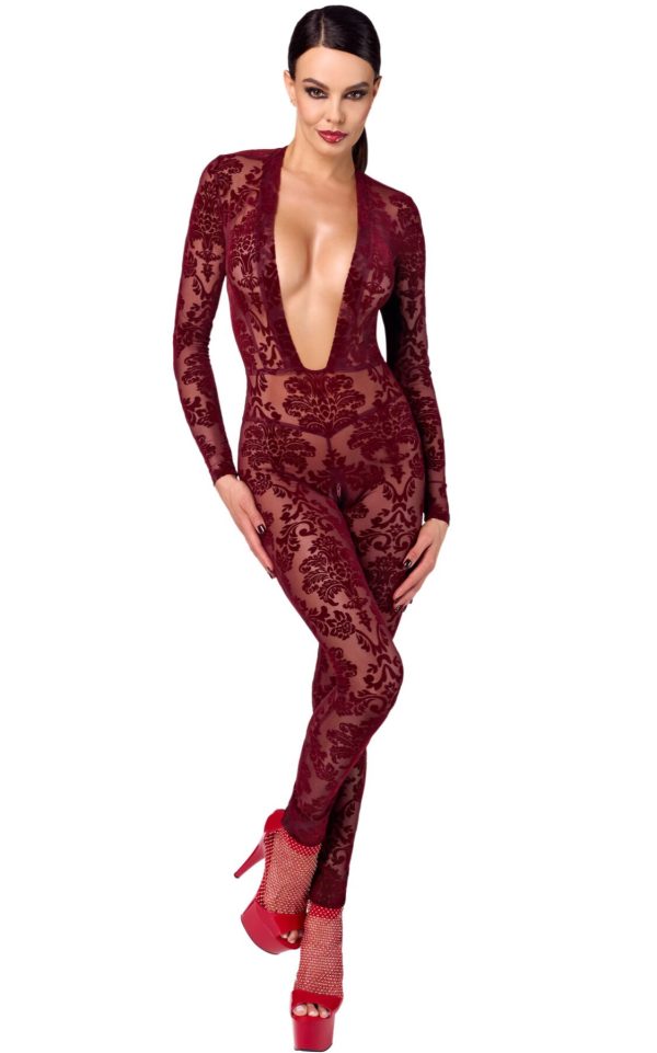Бодістокінг Noir Handmade F382 Kink Royal Catsuit
