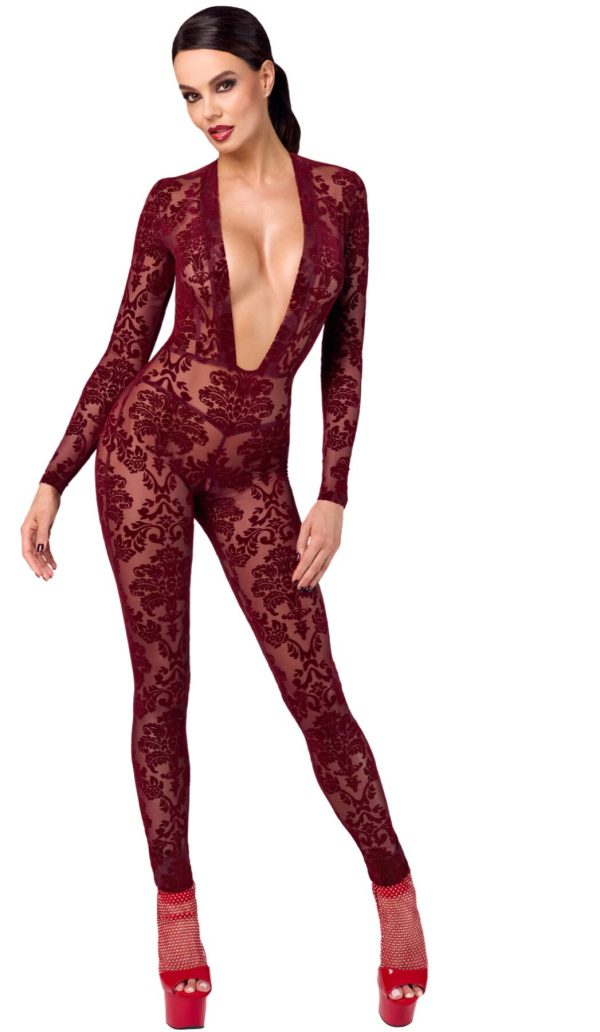 Бодістокінг Noir Handmade F382 Kink Royal Catsuit