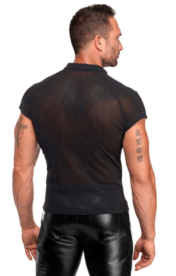 Чоловіче поло Noir Handmade H082 Onyx veil polo