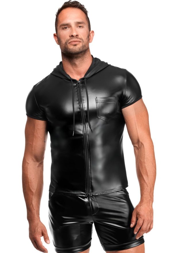 Мужская футболка с капюшоном Noir Handmade H085 Vexen hooded T-shirt