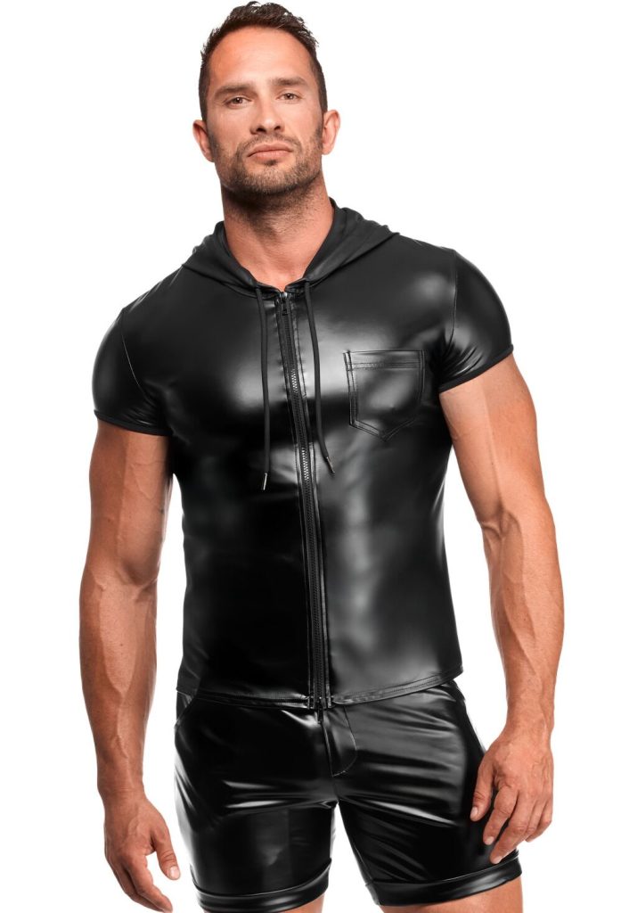 Чоловіча футболка з капюшоном Noir Handmade H085 Vexen hooded T-shirt