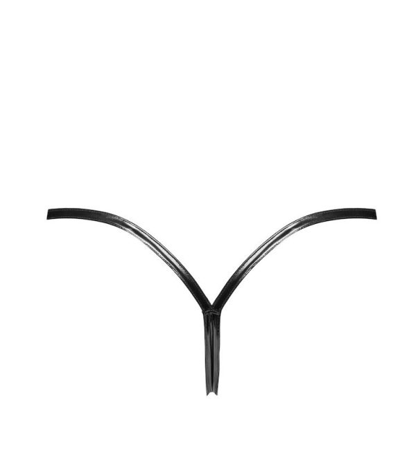 Трусики Noir Handmade P014 Dominae PVC panty with clasp