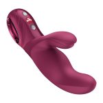 Вибратор-кролик Fun Factory MISS BI Wine 2 независимых мотора, диаметр 4,2 см