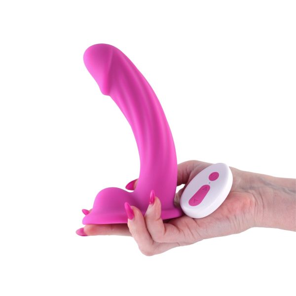Дилдо с вибрацией NS Novelties Colours - Curve - Vibrating - 6" Dildo