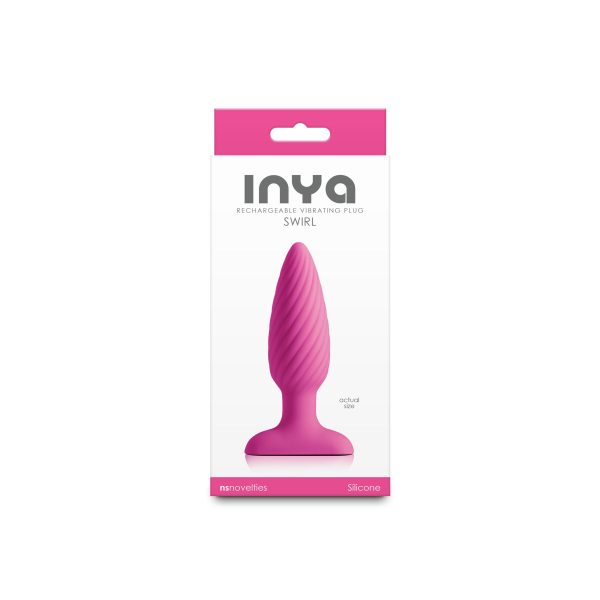 Анальна пробка з вібрацією NS Novelties INYA - Swirl