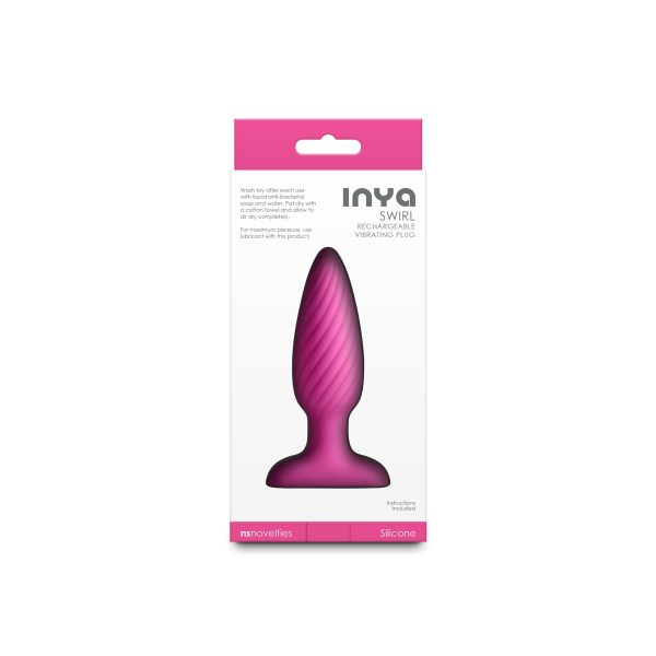 Анальна пробка з вібрацією NS Novelties INYA - Swirl