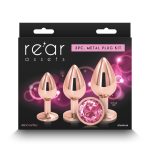 Набор анальных пробок NS Novelties Rear Assets - Trainer Kit - - Gem