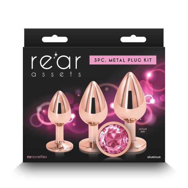 Набор анальных пробок NS Novelties Rear Assets - Trainer Kit - - Gem
