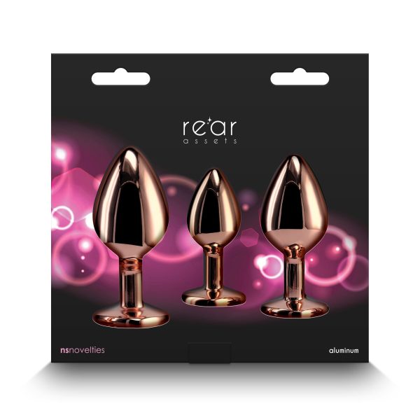 Набор анальных пробок NS Novelties Rear Assets - Trainer Kit - - Gem