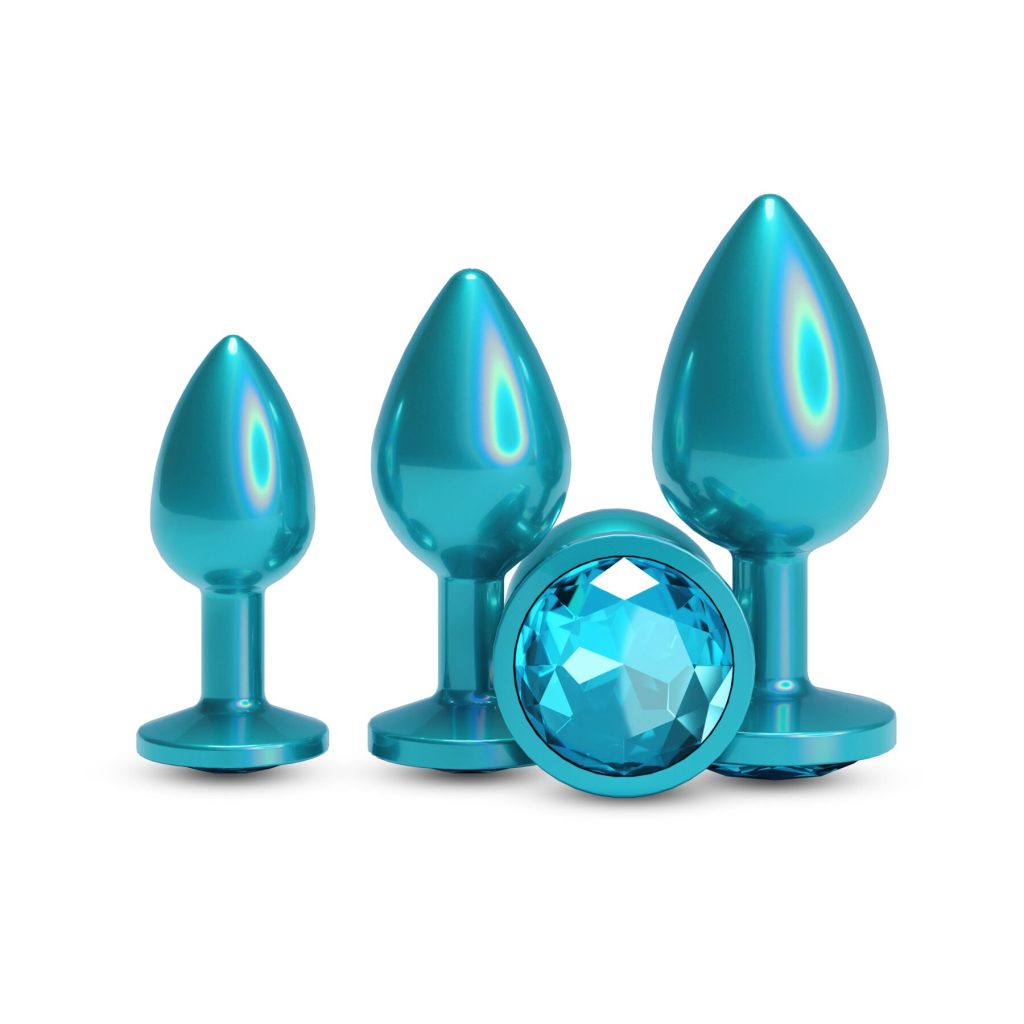 Набор анальных пробок NS Novelties Rear Assets - Trainer Kit - Iridescent - Gem