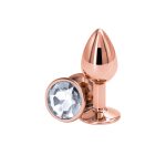 Анальная пробка NS Novelties Rear Assets - Rose - Small - Clear