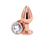 Анальная пробка NS Novelties Rear Assets - Rose - Medium - Clear