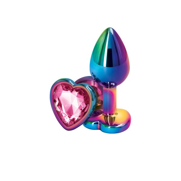 Анальна пробка NS Novelties Rear Assets - Multicolor Heart - Small
