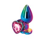 Анальная пробка NS Novelties Rear Assets - Multicolor Heart - Medium