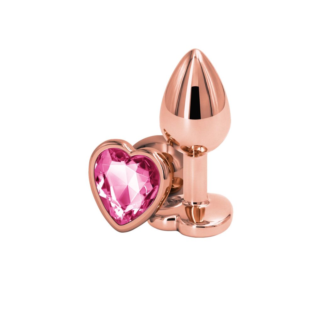 Анальная пробка NS Novelties Rear Assets - Rose Heart - Small