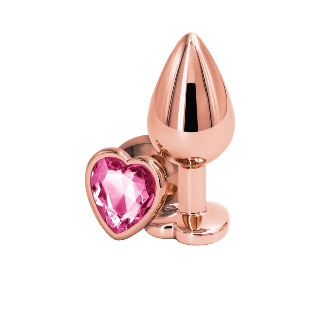 Анальная пробка NS Novelties Rear Assets - Rose Heart - Medium