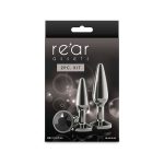 Набор анальных пробок NS Novelties Rear Assets - Tapered Trainer Kit - Gunmetal