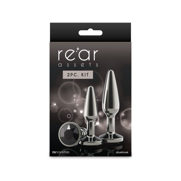 Набор анальных пробок NS Novelties Rear Assets - Tapered Trainer Kit - Gunmetal