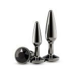 Набор анальных пробок NS Novelties Rear Assets - Tapered Trainer Kit - Gunmetal