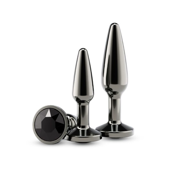 Набор анальных пробок NS Novelties Rear Assets - Tapered Trainer Kit - Gunmetal