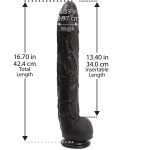 Фаллоимитатор Doc Johnson Dick Rambone Cock диаметр 6см, длина 42см, ПВХ