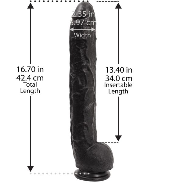 Фаллоимитатор Doc Johnson Dick Rambone Cock диаметр 6см, длина 42см, ПВХ