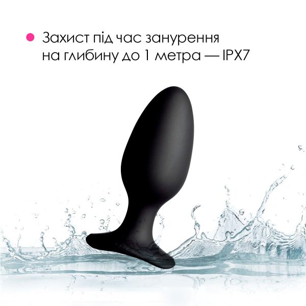Анальна смарт-вібропробка Lovense Hush 2, розмір