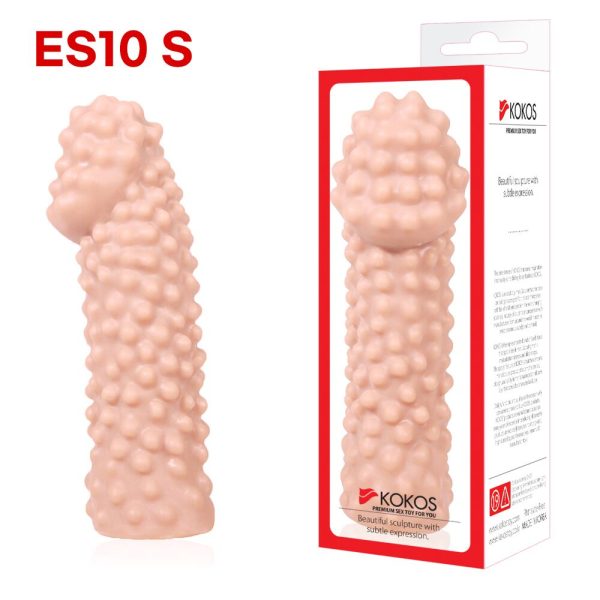 Насадка на член Kokos Extreme Sleeve ES.10 размер утолщающая, стимулирующий рельеф