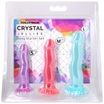 Набор фаллоимитаторов Doc Johnson Crystal Jellies - Dong Starter Set