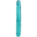 Фаллоимитатор двусторонний Doc Johnson Crystal Jellies 12" Jr. Double Dong