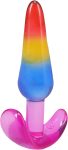 Набір анальних пробок Doc Johnson Crystal Jellies - Anal Trainer Set - Rainbow