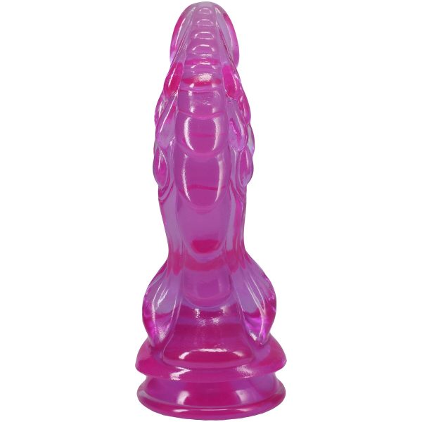 Фентезійний фалоімітатор Doc Johnson Crystal Jellies - Invader Dong 8.5 Inch