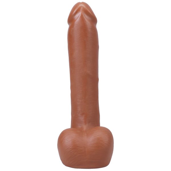 Фаллоимитатор Doc Johnson The Realistic Cock ULTRASKYN - 9 Inch with Balls Caramel