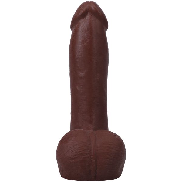 Фаллоимитатор Doc Johnson The Realistic Cock ULTRASKYN - 7 Inch with Balls Chocolate