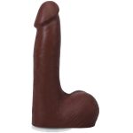 Фаллоимитатор Doc Johnson The Realistic Cock ULTRASKYN - 7 Inch with Balls Chocolate