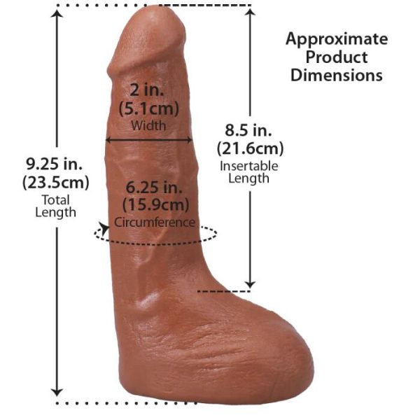Фалоімітатор, що кінчає Doc Johnson The Realistic Cock ULTRASKYN - Squirting 9