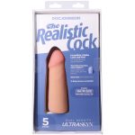 Фаллоимитатор Doc Johnson The Realistic Cock ULTRASKYN - 5 Inch Vanilla