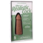 Фаллоимитатор Doc Johnson The Realistic Cock ULTRASKYN - 5 Inch Caramel
