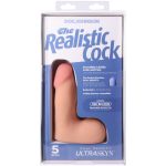 Фаллоимитатор Doc Johnson The Realistic Cock ULTRASKYN - 5 Inch with Balls Vanilla