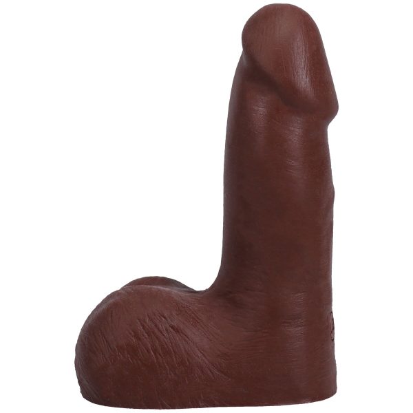 Фаллоимитатор Doc Johnson The Realistic Cock ULTRASKYN - 5 Inch with Balls Chocolate
