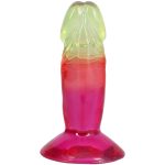 Фаллоимитатор Doc Johnson Crystal Jellies - 4.5 Inch Classic Dong - Rainbow