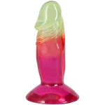 Фаллоимитатор Doc Johnson Crystal Jellies - 4.5 Inch Classic Dong - Rainbow