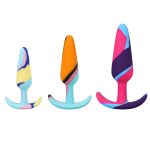 Набор анальных пробок Doc Johnson Mood Naughty 1 Kaleidoscope Trainer Set