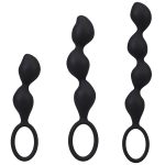 Набір анальних іграшок Doc Johnson Mood Naughty Contour Beads Trainer Set