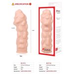Насадка на член Kokos Extreme Sleeve ES.11 размер утолщающая, стимулирующий рельеф