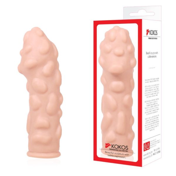 Насадка на член Kokos Extreme Sleeve ES.11 размер утолщающая, стимулирующий рельеф