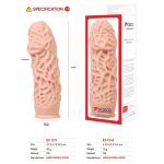 Насадка на член Kokos Extreme Sleeve ES.12 размер утолщающая, стимулирующий рельеф