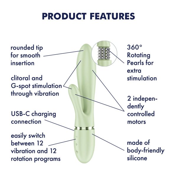 Вибратор-кролик Satisfyer Pearl Bunny 2 Light