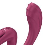Вагінально-кліторальний вібратор Satisfyer G for Goddess 3 Wine 2 мотори