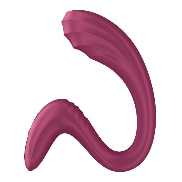 Вагінально-кліторальний вібратор Satisfyer G for Goddess 3 Wine 2 мотори